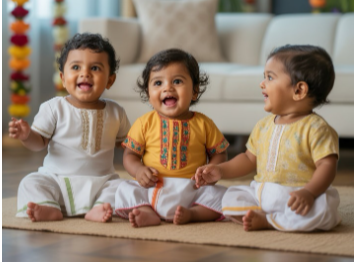 Why Organic & Cotton Clothes Are Best for Babies During Onam Celebrations in UAE